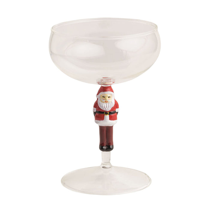 Christmas Coup Glass
