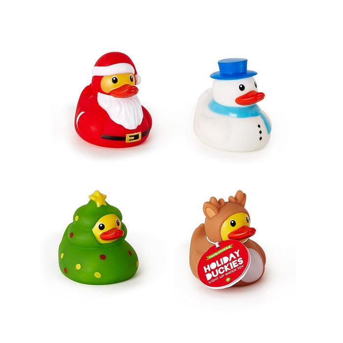 Christmas Light Up Rubber Duckie