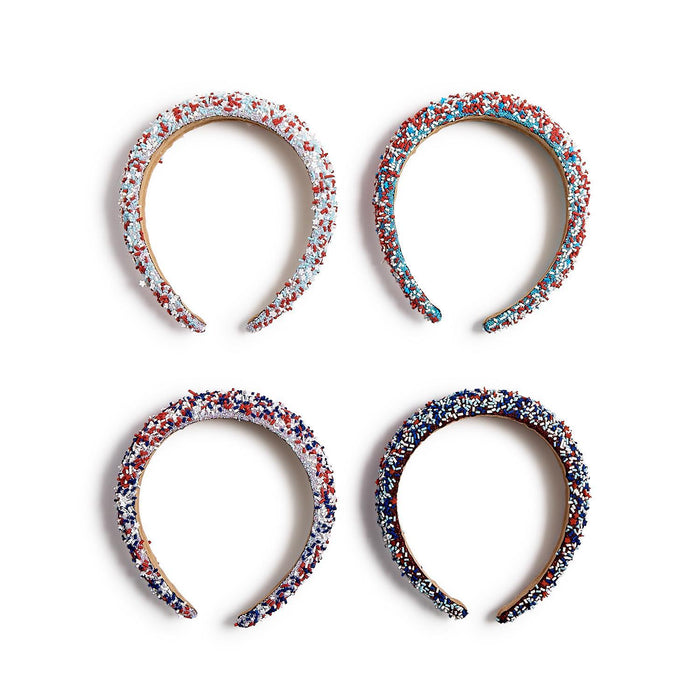 Red, White & Blue Sprinkles Headband