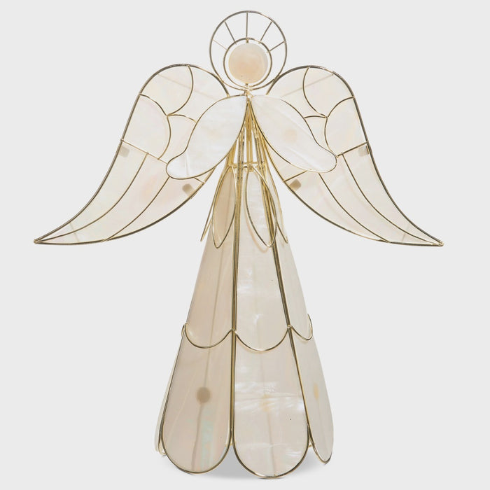 13.75" Capiz Angel