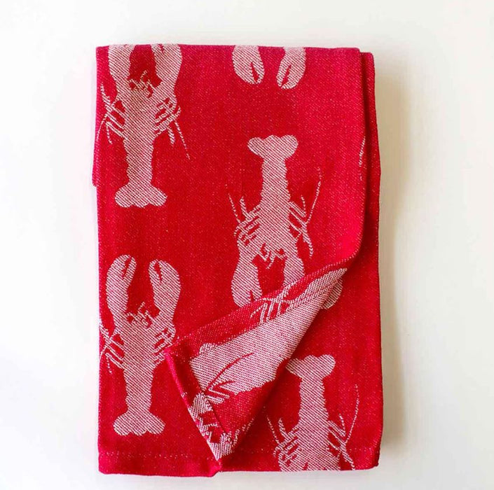 Crawfish Jacquard Hand Towel