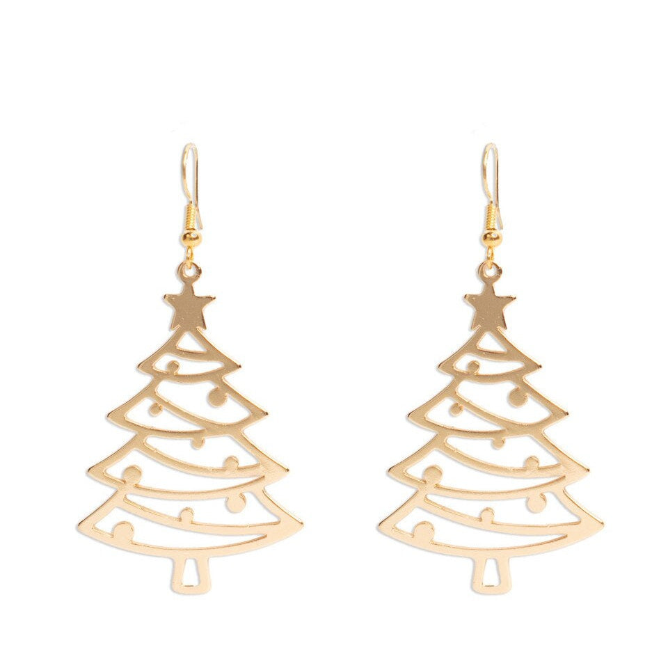 Merry Tree Earring Gold