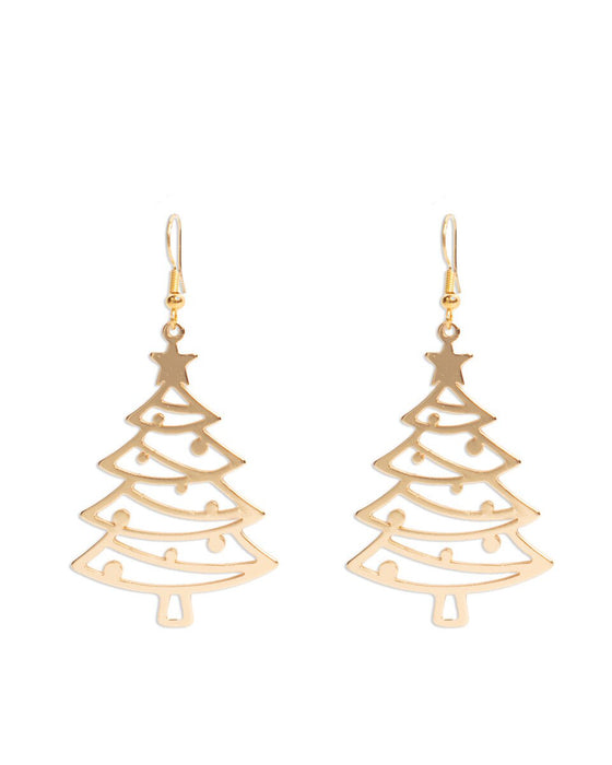 Merry Tree Earring Gold