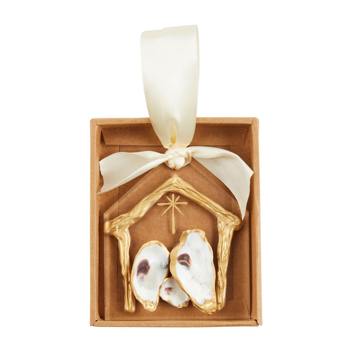 Oyster Nativity Ornament