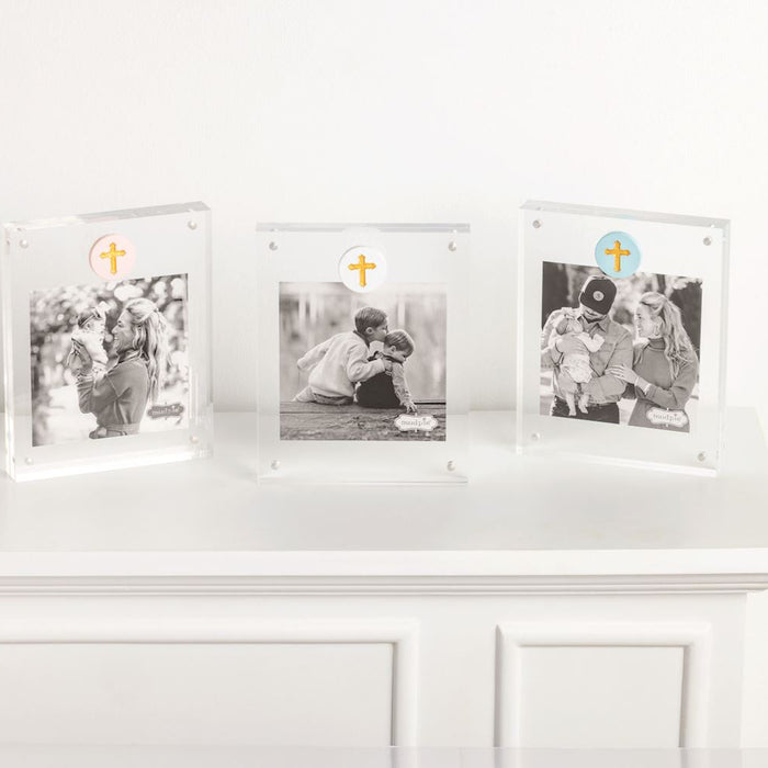 Cross Medallion Acrylic Frame