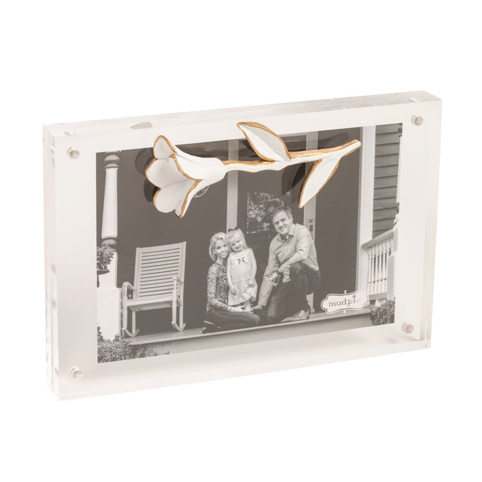 Flower With Stem Acrylic Frame