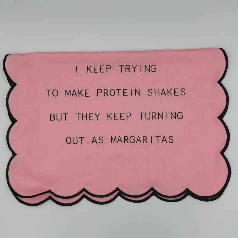 Protein Shakes Scallop Towel (FINAL SALE)