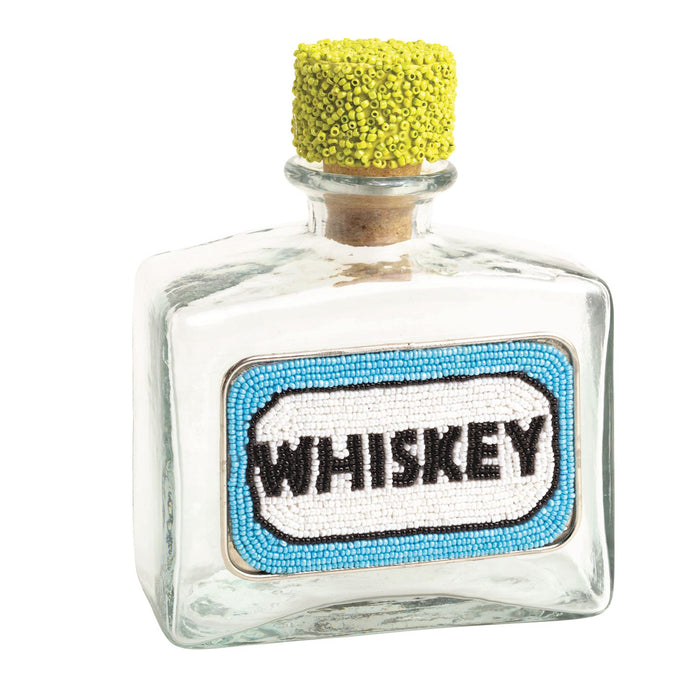 Whiskey Beaded Bar Decanter