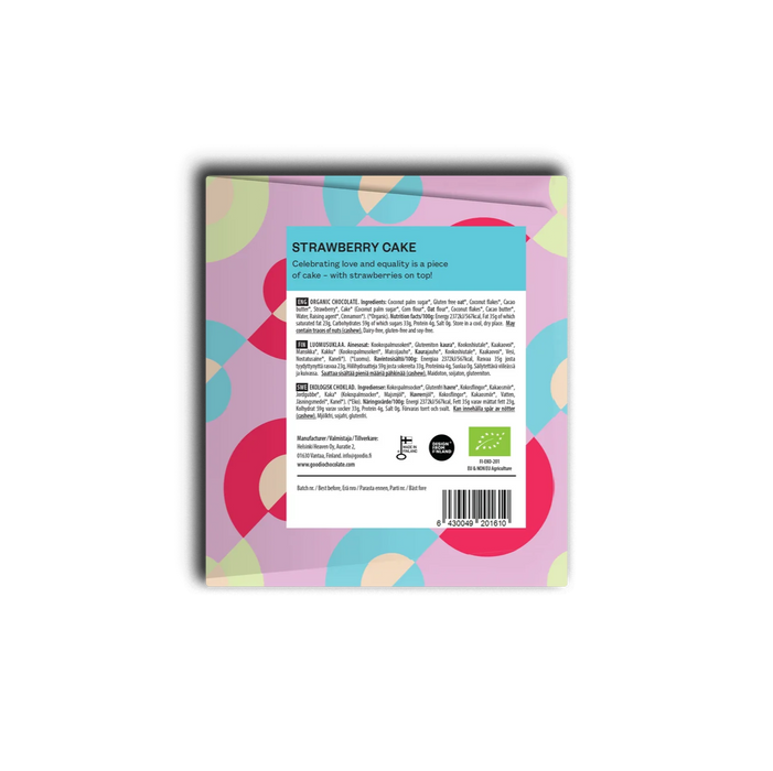 Organic Strawberry Cake Bar