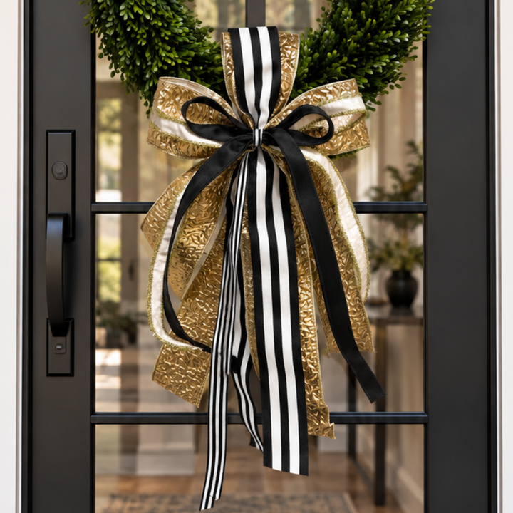 Who Dat Glam Sash &amp; Bow