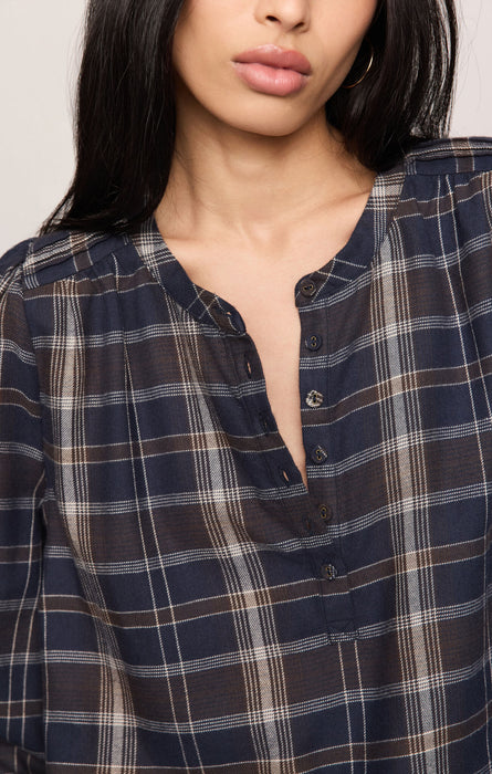 Autumn Plaid Button Up