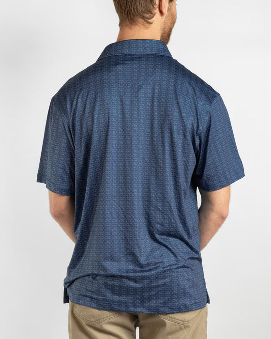 Men's Big Catch Performance Polo Blue