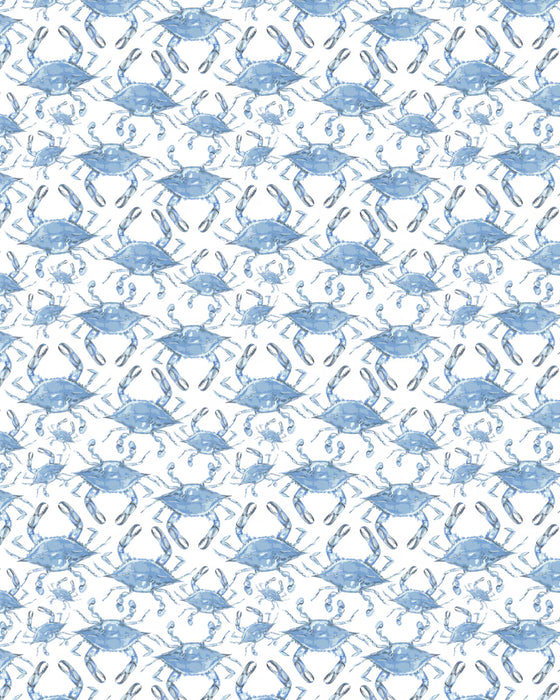 Men's Chesapeake Crab Performance Polo Blue/White