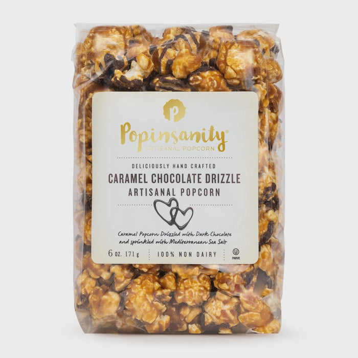 Caramel Chocolate Drizzle Gourmet Popcorn 6oz