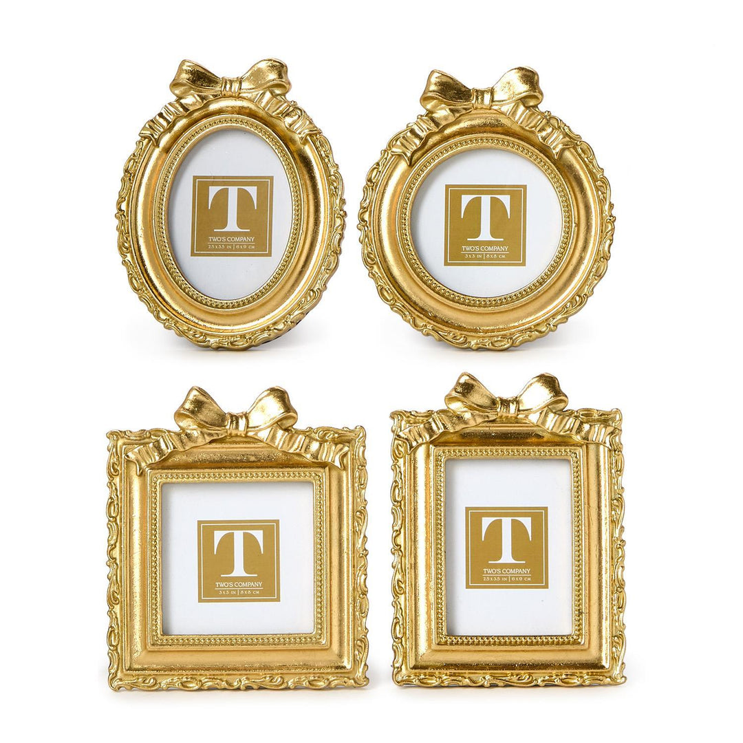Gold resin picture frames by Two&