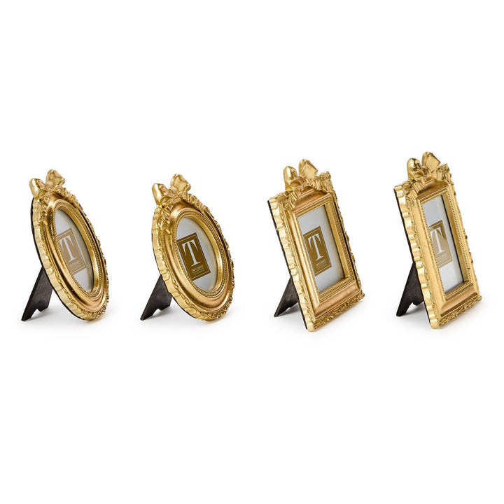 Gold-finished resin miniature frames by Two&