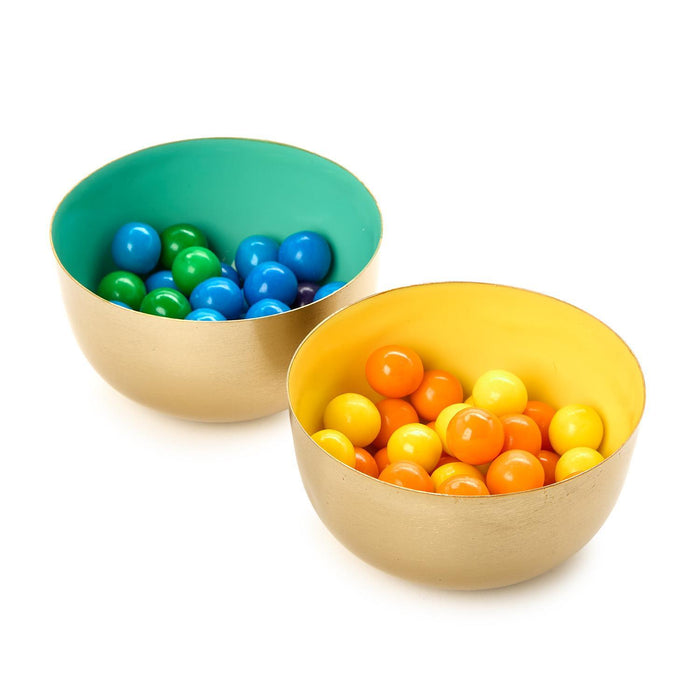 Color Pop Small Metal Bowls