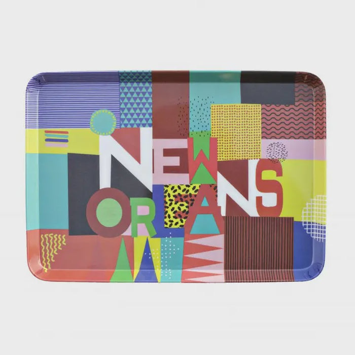 Snack Tray - New Orleans Abstract