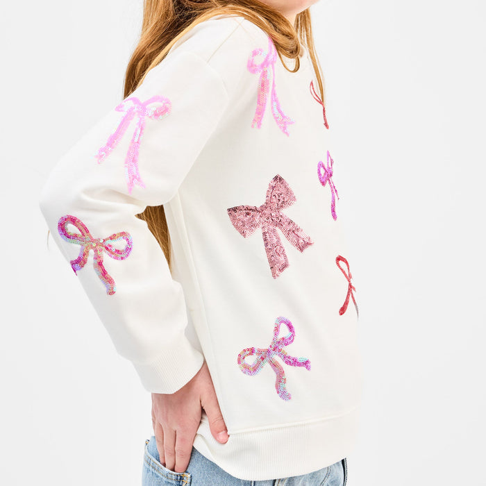 Kids Sarah Sweatshirt - Bows