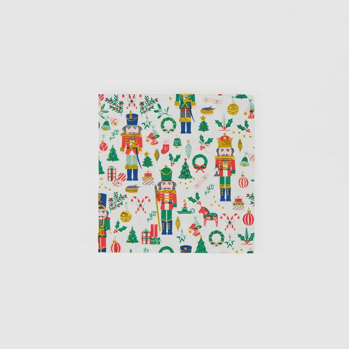Cocktail Napkins Traditional Nutcracker