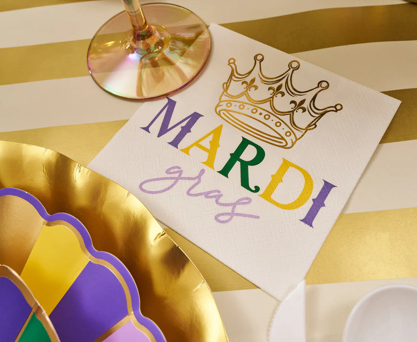 Let's Mardi Cocktail Napkins
