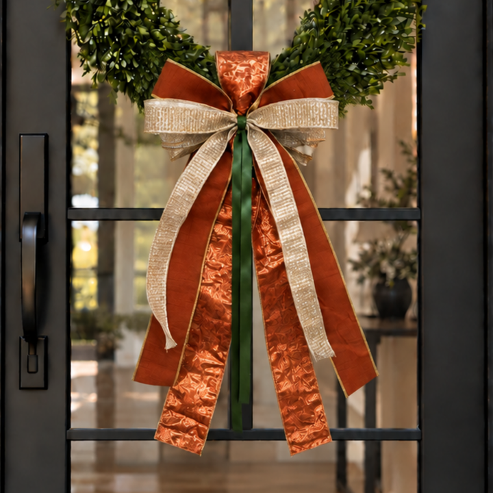 Golden Copper Sash &amp; Bow