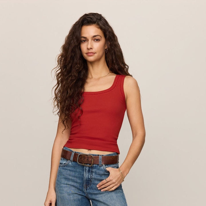 Larkin Embroidered Tank