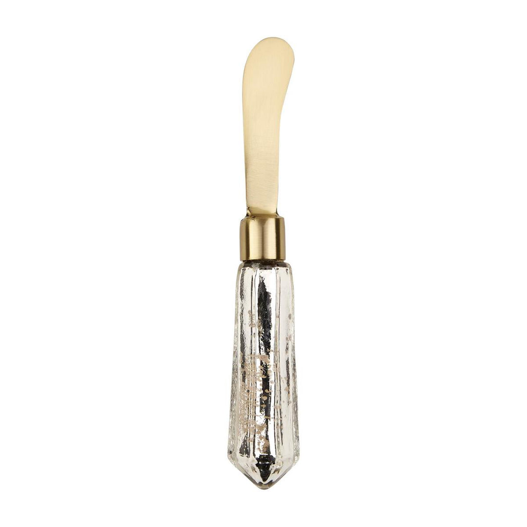 Metallic Spreader - Silver Mercury Glass