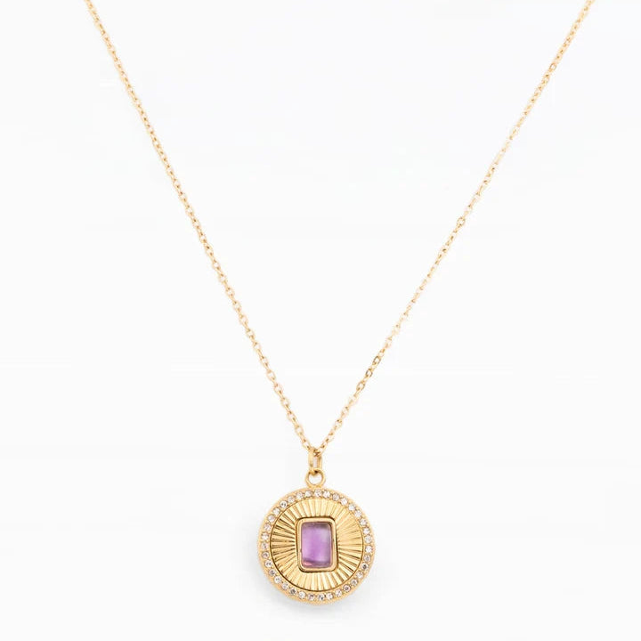 Louise Necklace Amethyst