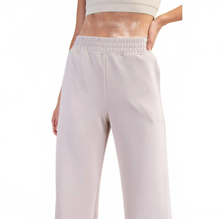 Modal Scuba Two Stripe Piping Straight Pant