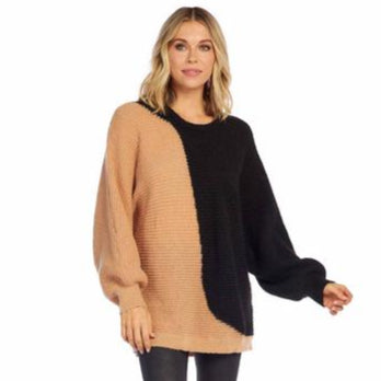 Black Maple Oversized Sweater