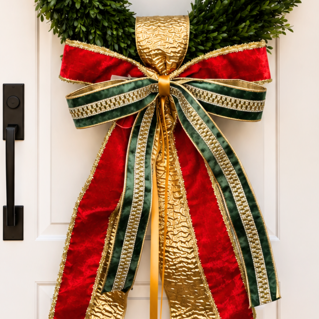 Mrs Claus Sash &amp; Bow