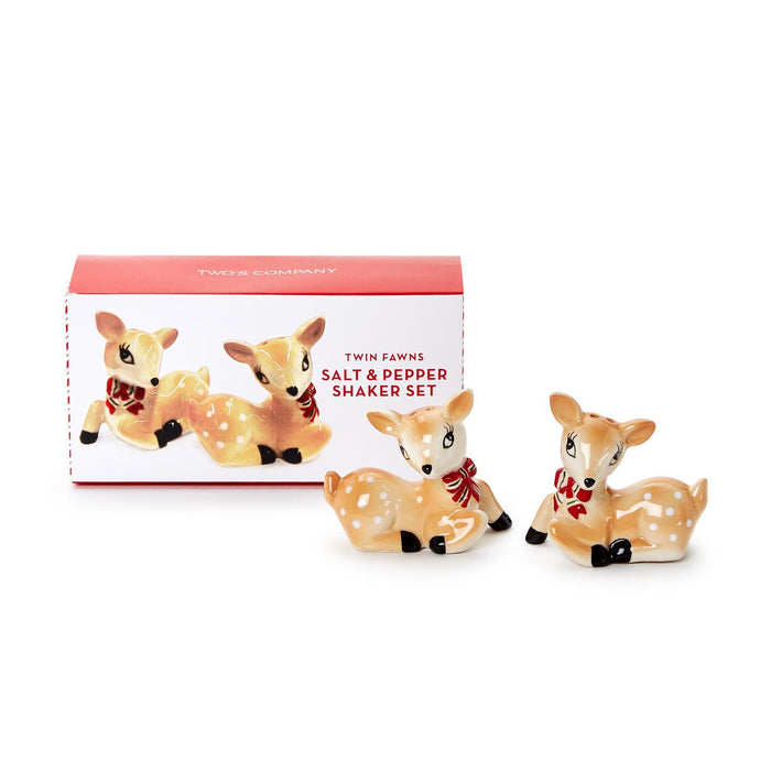 Twin Fawns Salt & Pepper Shaker Set