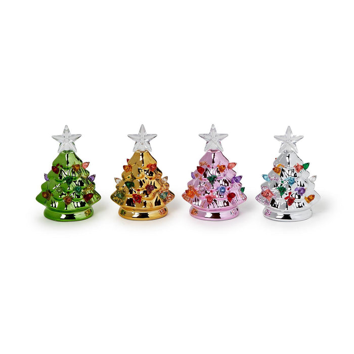 Metallic Mini Trees