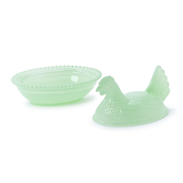 Hen on Nest Covered Dish