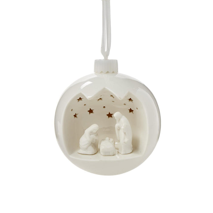 Nativity Scene Light-Up Ornament
