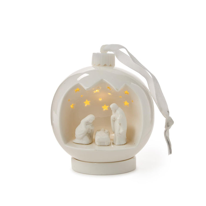 Nativity Scene Light-Up Ornament