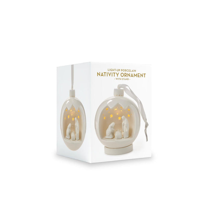 Nativity Scene Light-Up Ornament
