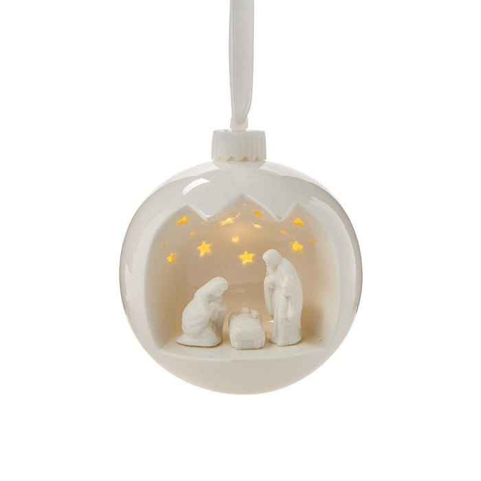 Nativity Scene Light-Up Ornament