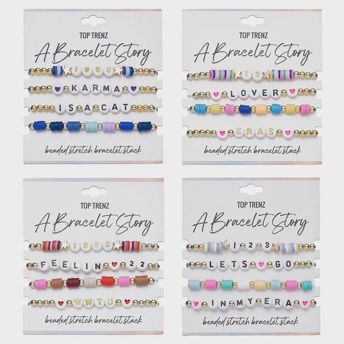 A Bracelet Story - Eras Edition Beaded Stretch Bracelets Set