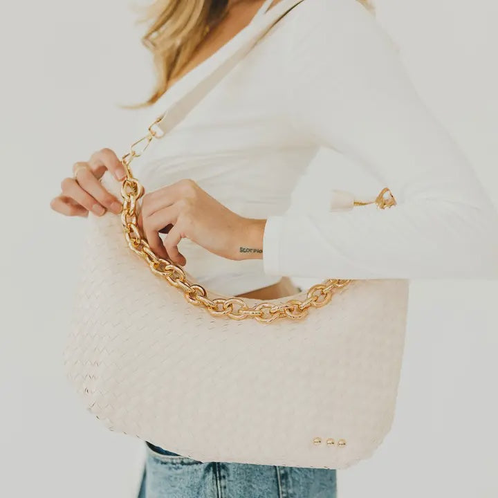 Sienna Slouchy Woven Shoulder Bag