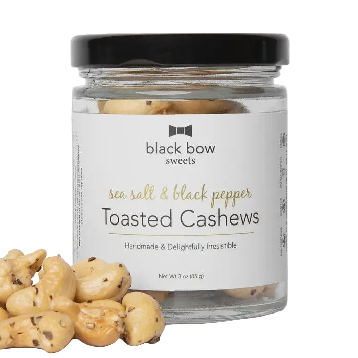 Toasted Cashew Jar - Sea Salt & Black Pepper