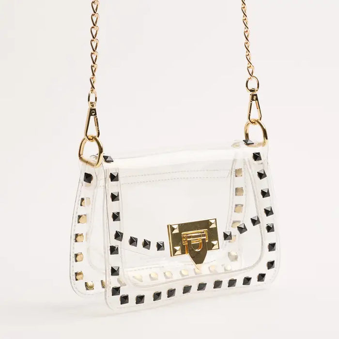 Jackie Clear Purse - Black