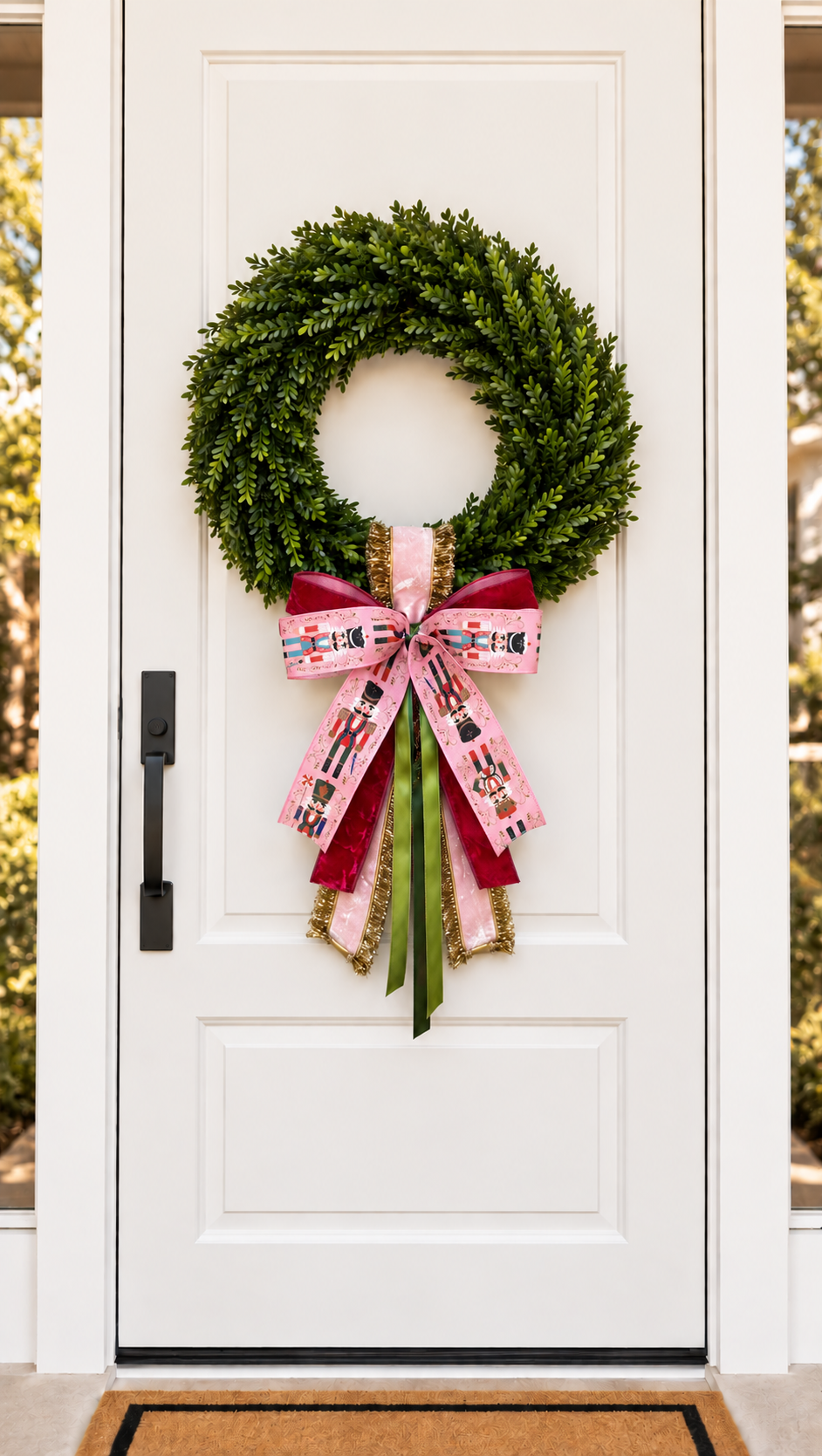Sugar Plum Nutcracker Sash &amp; Bow