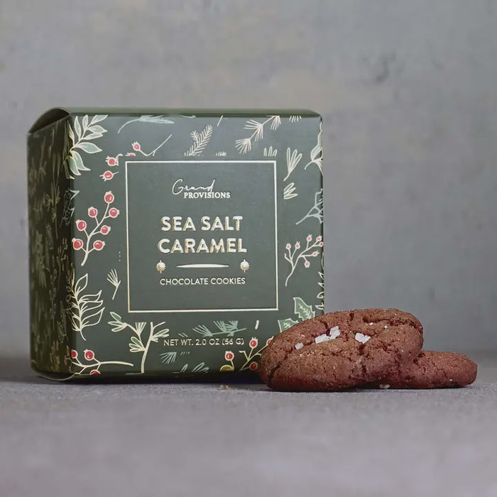 Holiday Sea Salt Caramel Cocoa Cookies 2 oz