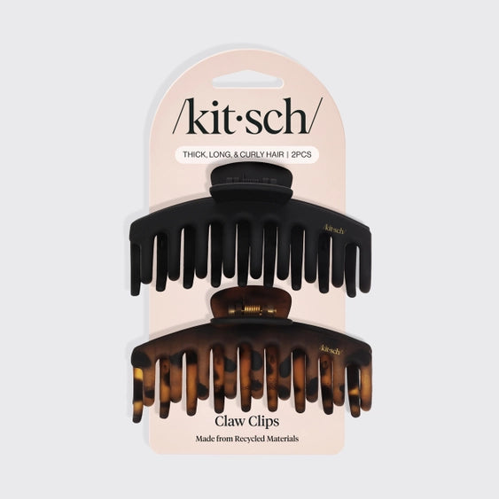 Oversized Matte Claw Clips 2pc Set