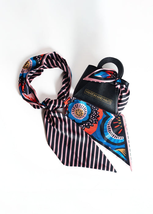 Pop Floral Twilly Accessory Scarf