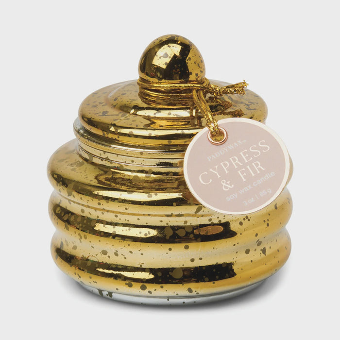 Beam Candle - Cypress & Fir, Gold Mercury, 3 oz