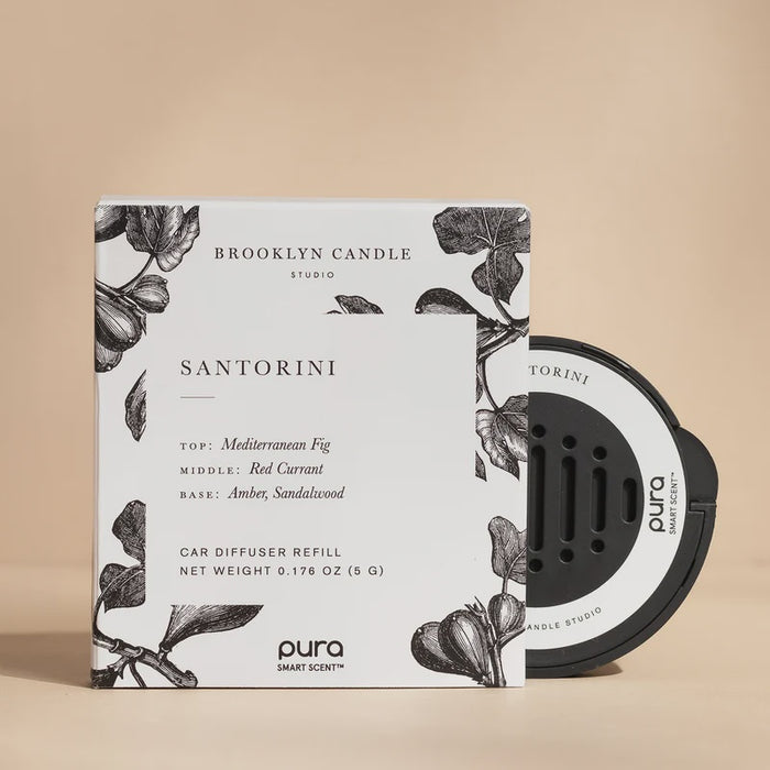 Pura Car Refill - Santorini (Brooklyn Candle Studio)