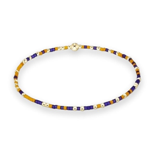 Gameday Hope Unwritten Bracelet - Purple - Golden